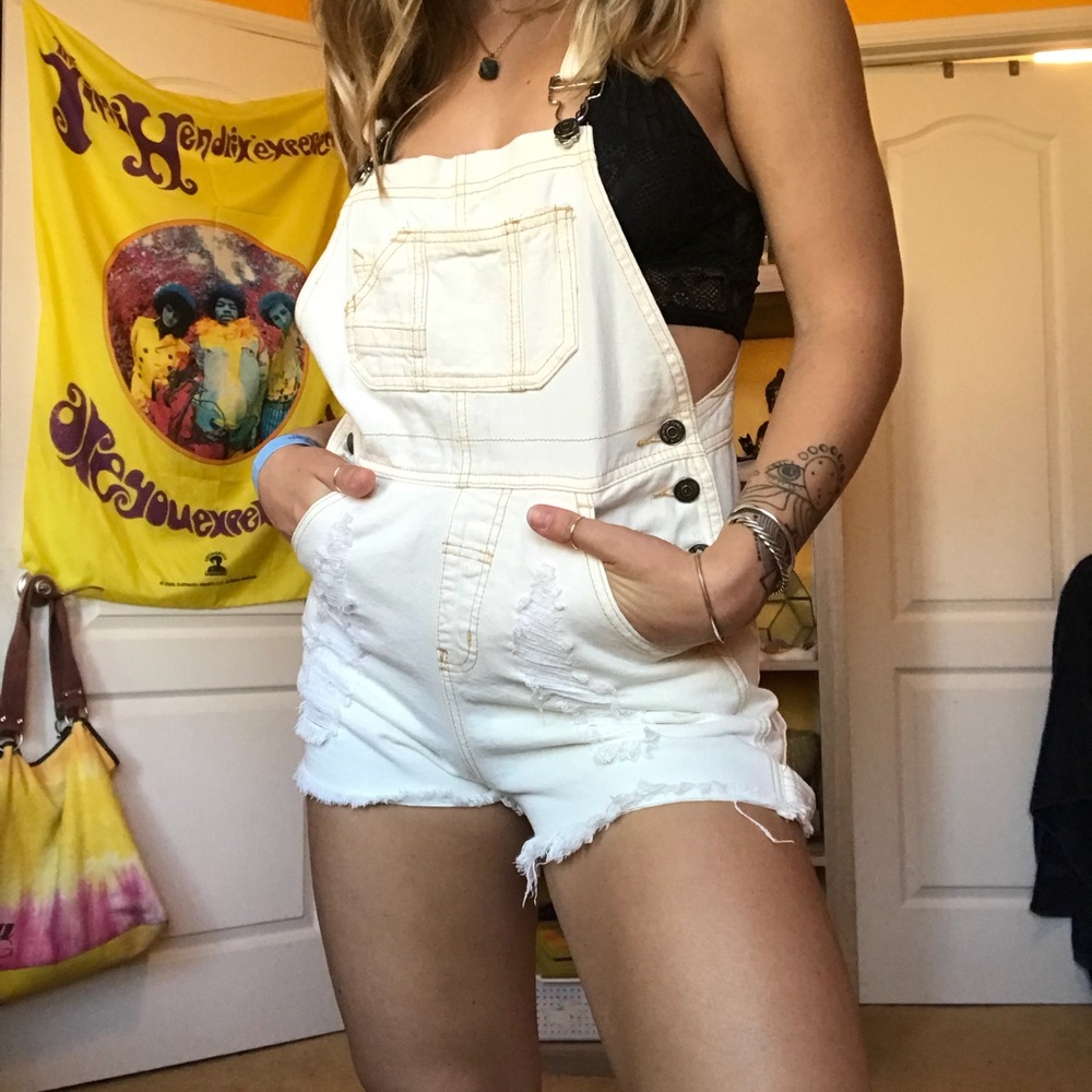 White overalls